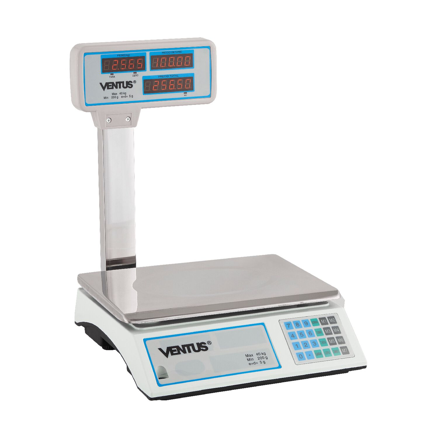 Ventus Balanza Digital B-40va Visor &Aacute;ereo 40 Kg image number 1.0