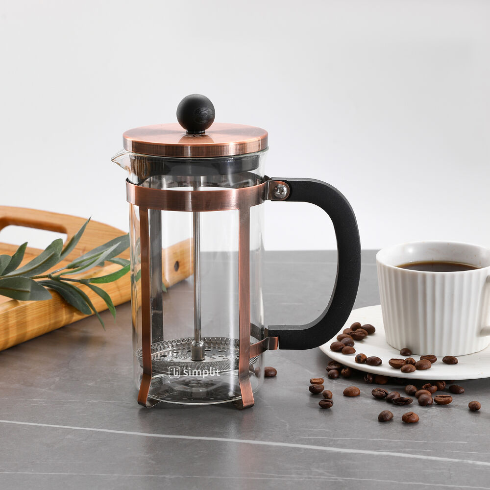 Pack Cafetera Francesa 600 Ml + Taza Mug 300 Ml Simplit image number 2.0
