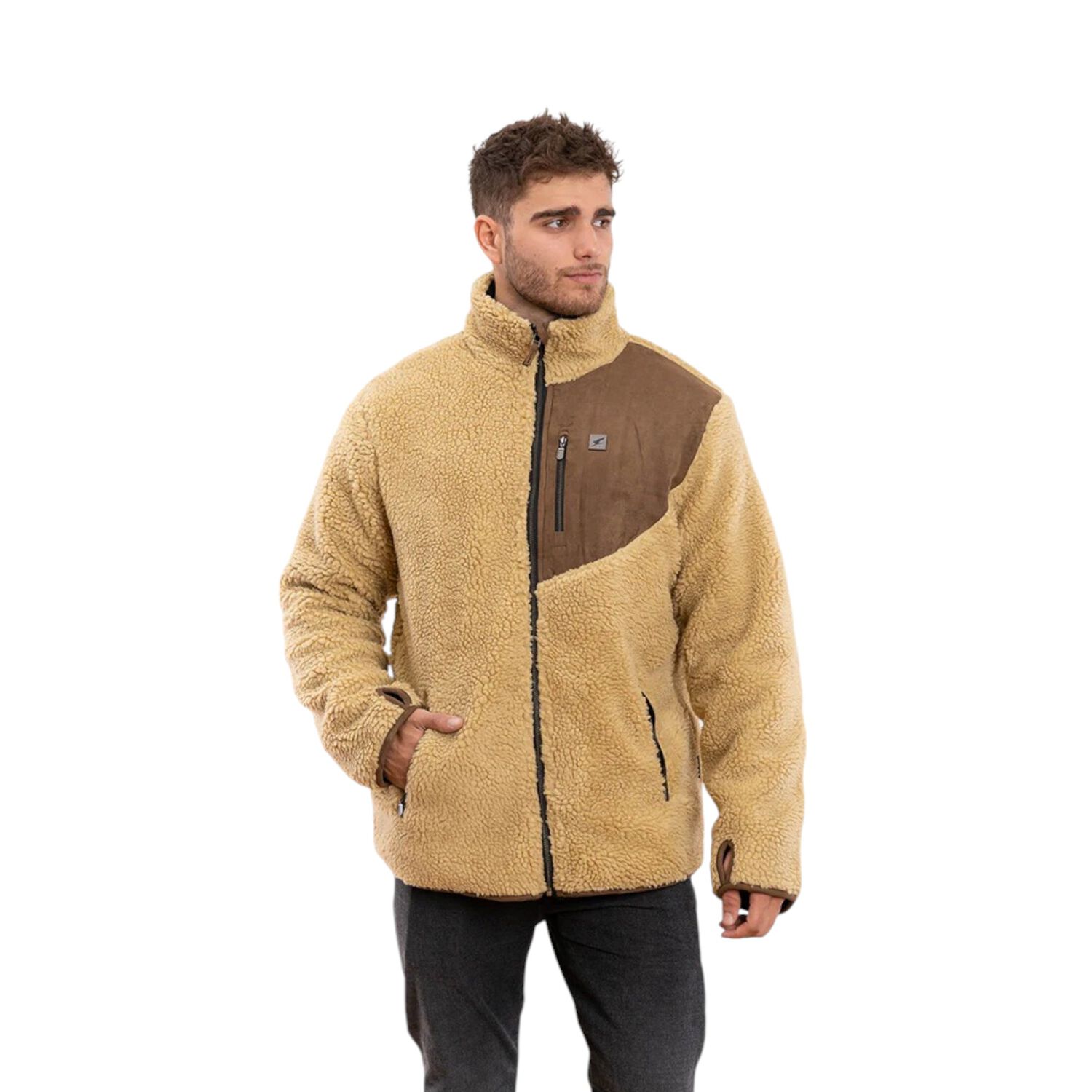 Chaqueta Chiporro Lumber Mostaza Hombre Falcone image number 1.0