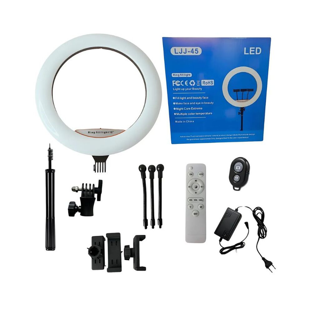 Aro De Luz Led Profesional Tripode Control Remoto 45 Pulgadas image number 3.0