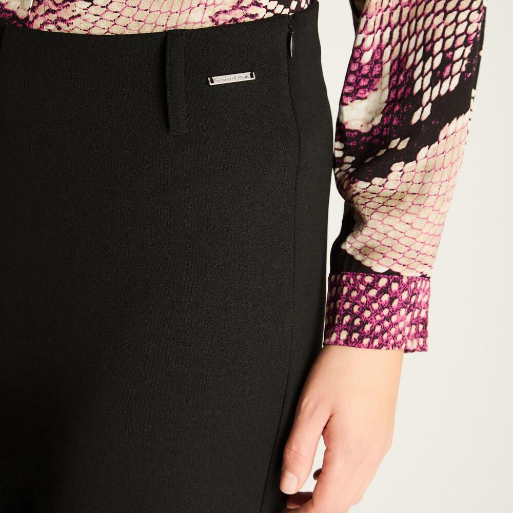 Pantalón Tiro Alto Palazzo Mujer Lorenzo Di Pontti image number 3.0