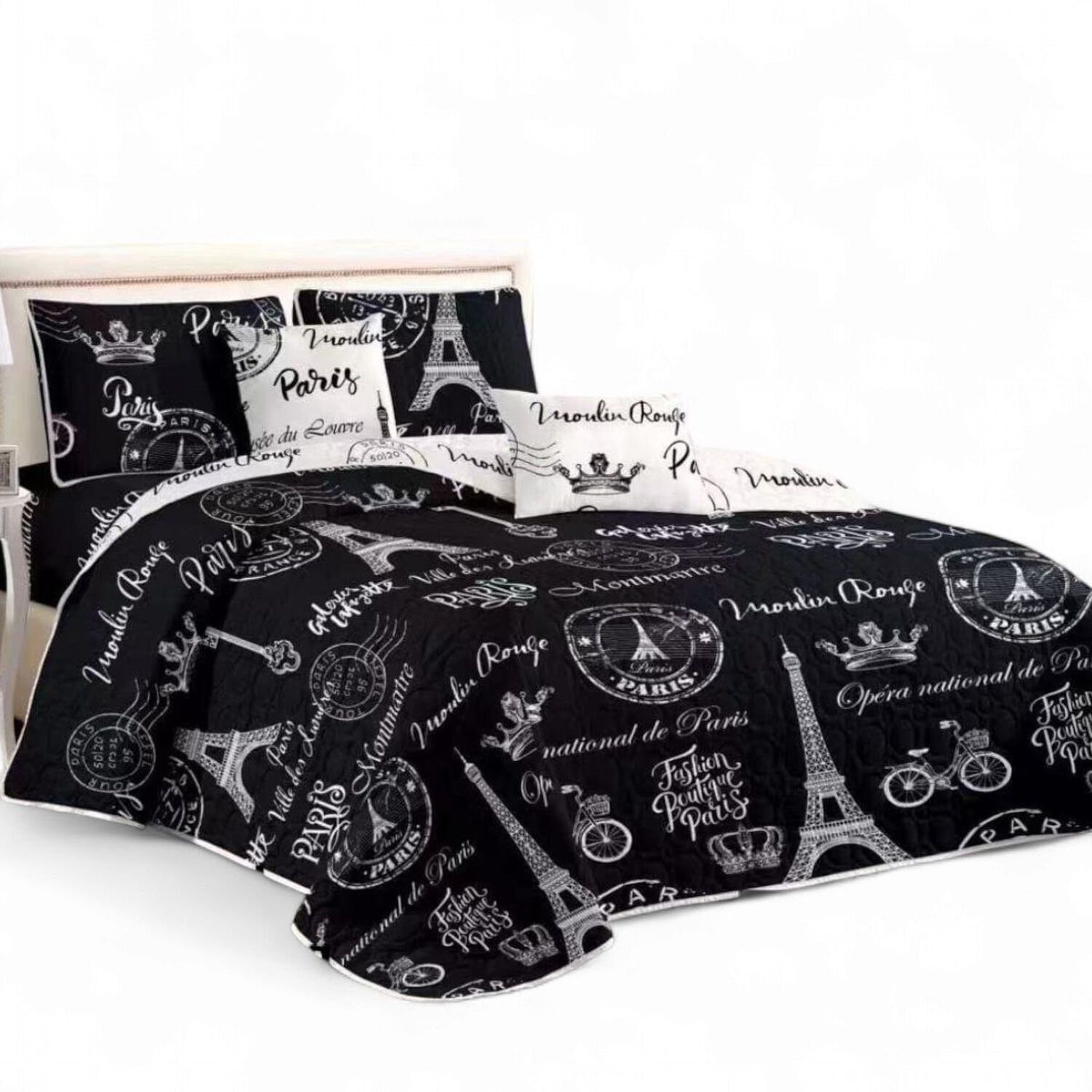 Juego De Sabanas + Cubrecama De 1.5 Plazas + 1 Funda De Almohada Cobertor Verano Qs-11 image number 0.0