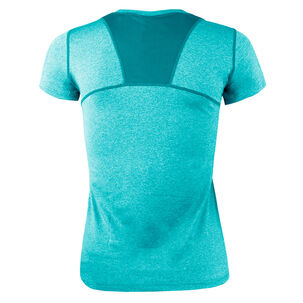 Polera Dry Fit Manga Corta Panel Malla Espalda Cape Mujer