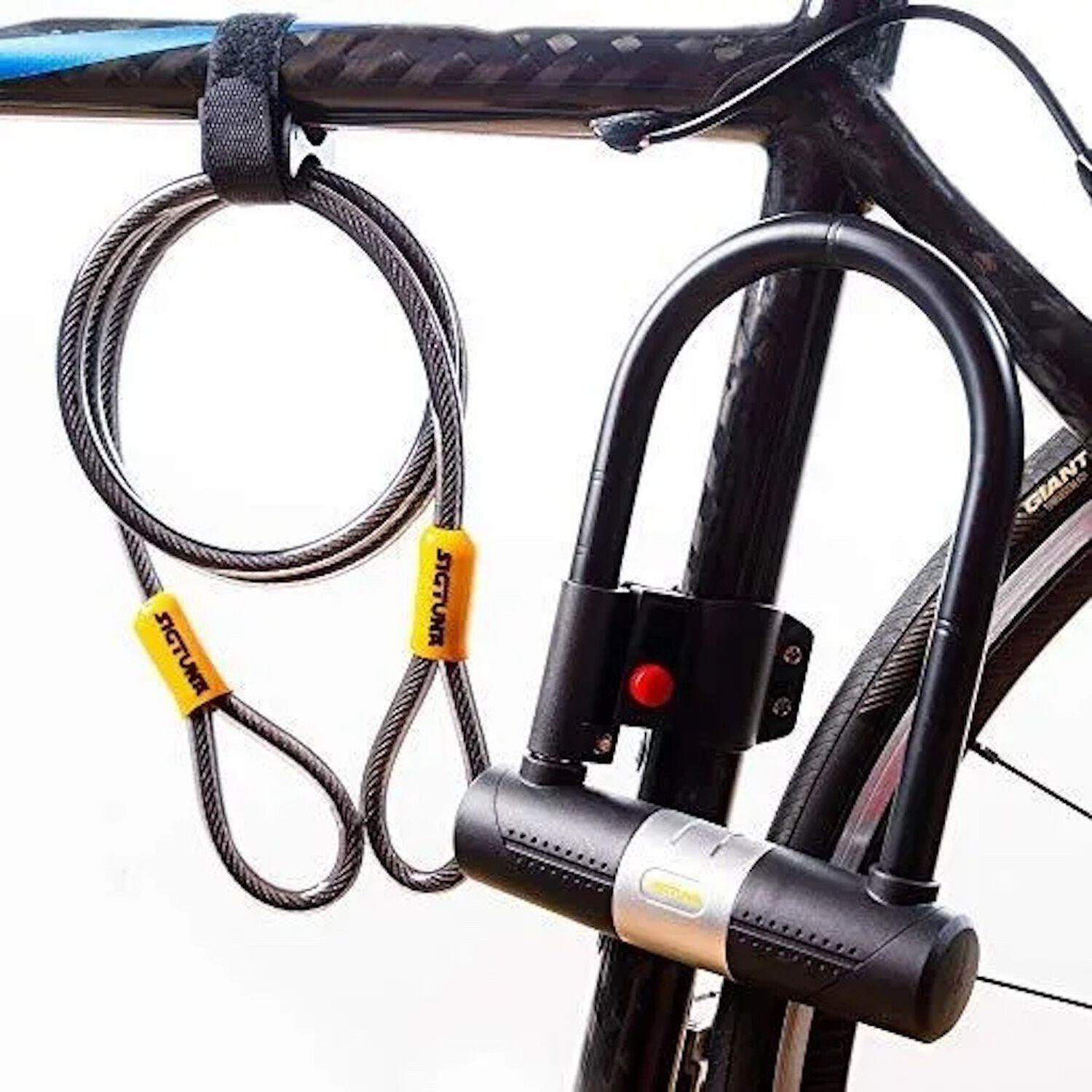 Candado Ulock Bulldog Con Cable Para Bicicleta image number 2.0