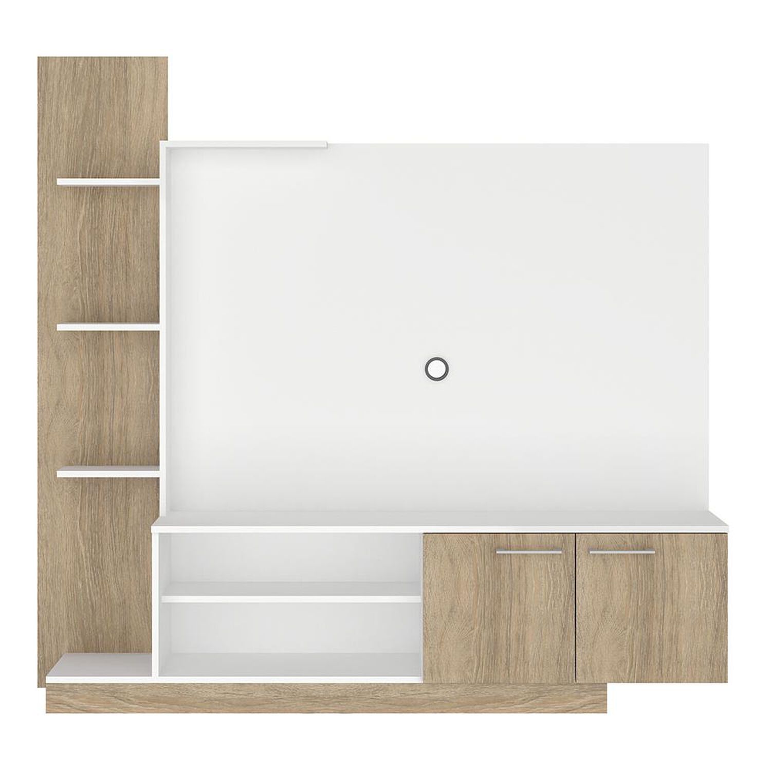 Rack Vekkahome Home Tv Reina Light / 2 Puertas image number 4.0