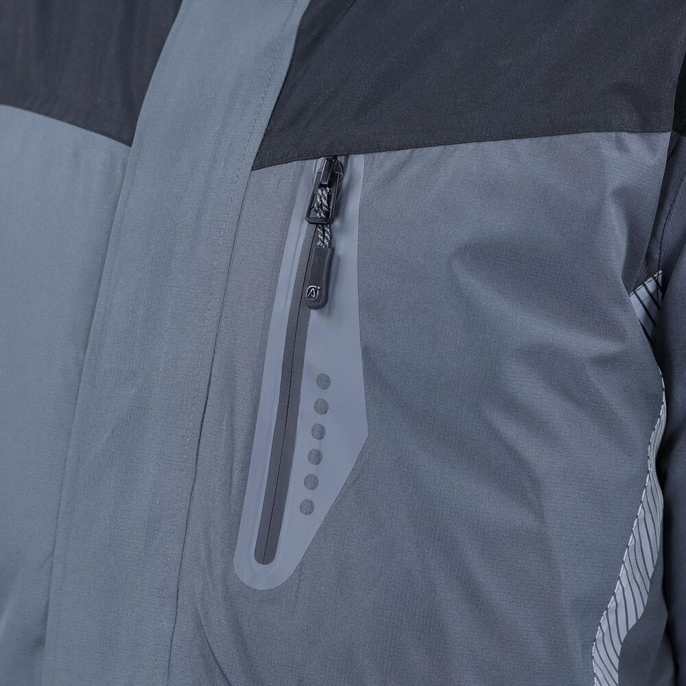 Parka Hombre Impermeable Absolute Zero Gris Z-5000 image number 6.0
