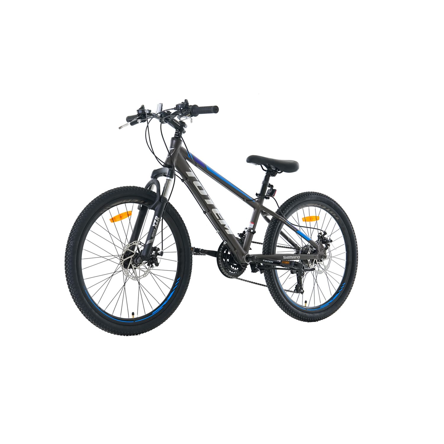 Bicicleta Totem Mtb Aro 24 Modelo Atlantis Gris image number 4.0