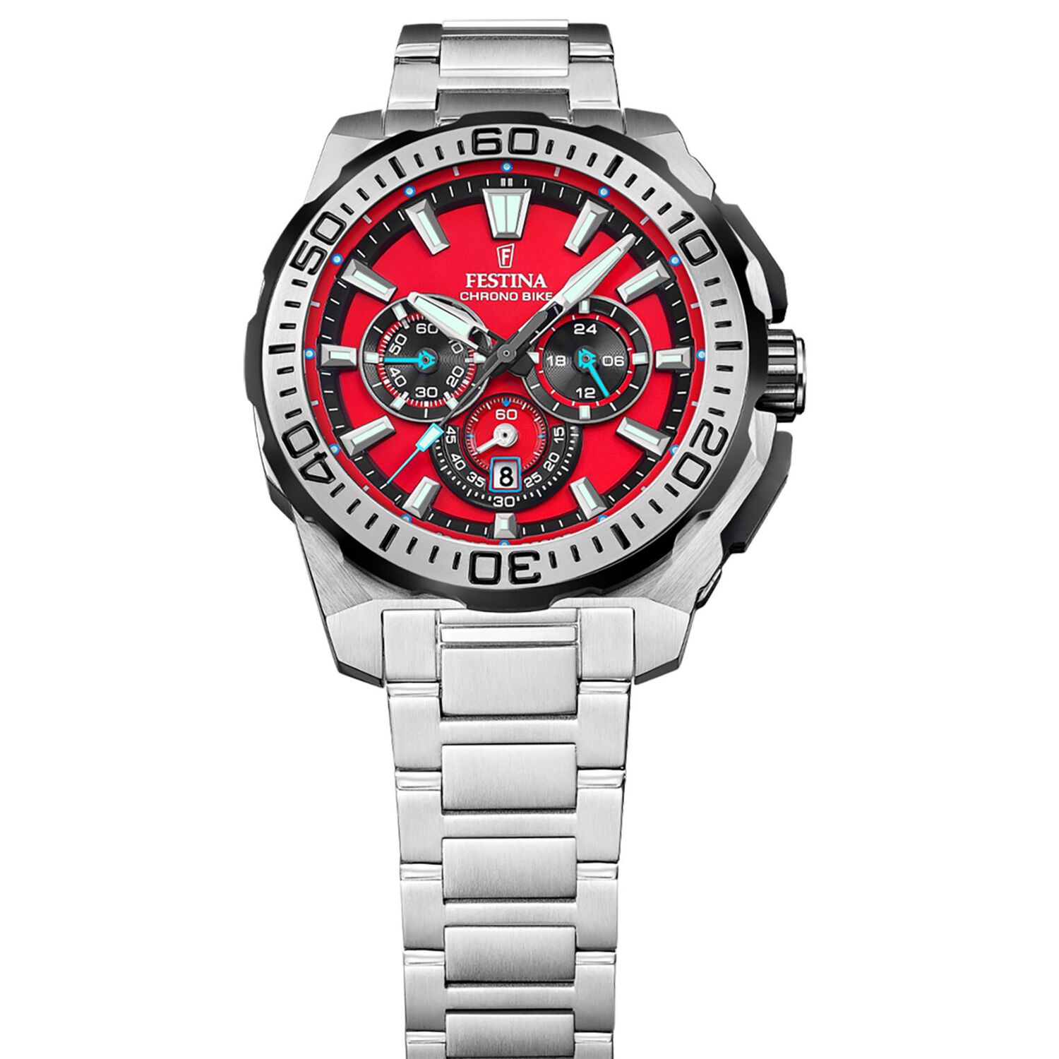 Reloj F20724/5 Festina Rojo Hombre Chrono Bike image number 3.0