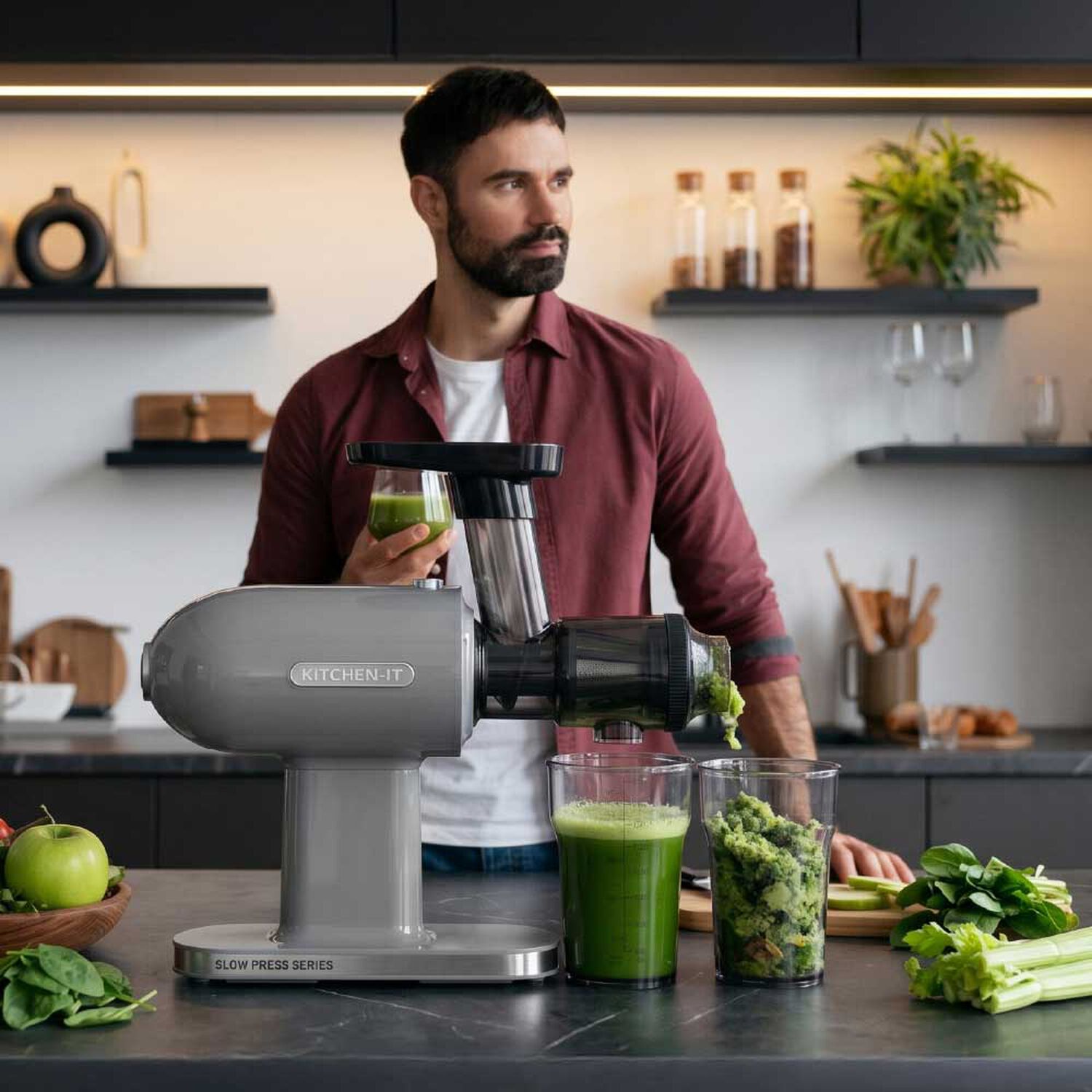 Prensadora De Jugo En Fr&iacute;o Slow Press Compact 160w image number 6.0