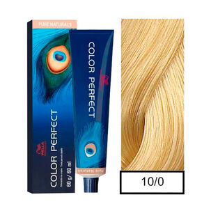Wella - Tintura Permanente Color Perfect 10/0 Rubio Ultra Claro 60gr + Oxidante 20vol 60ml