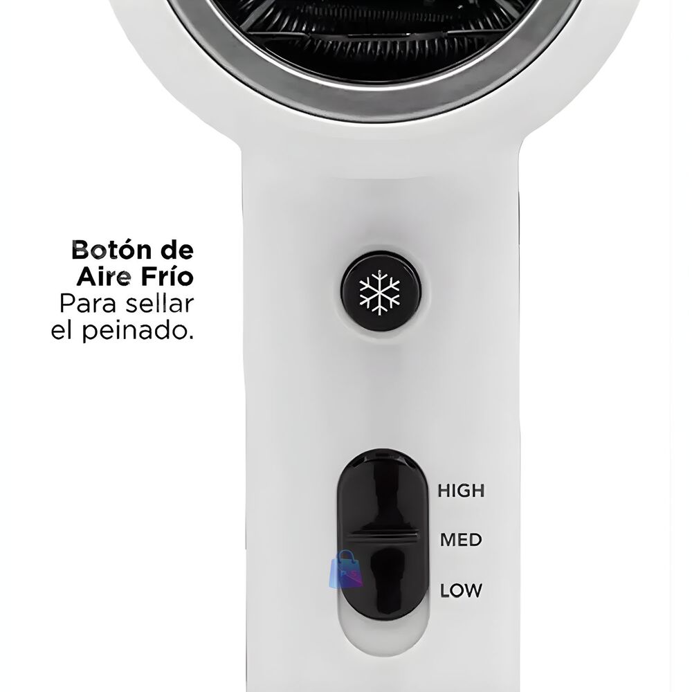 Secador Pelo Revlon Compacto 1875w Anti Frizz Cer&aacute;mica - Ps image number 2.0