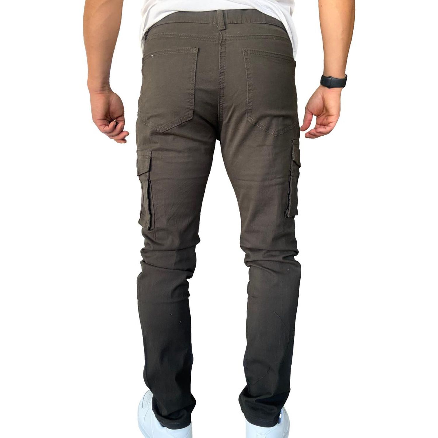 Pantal&oacute;n Cargo Slim Fit Mosaico Tela Elasticada image number 31.0