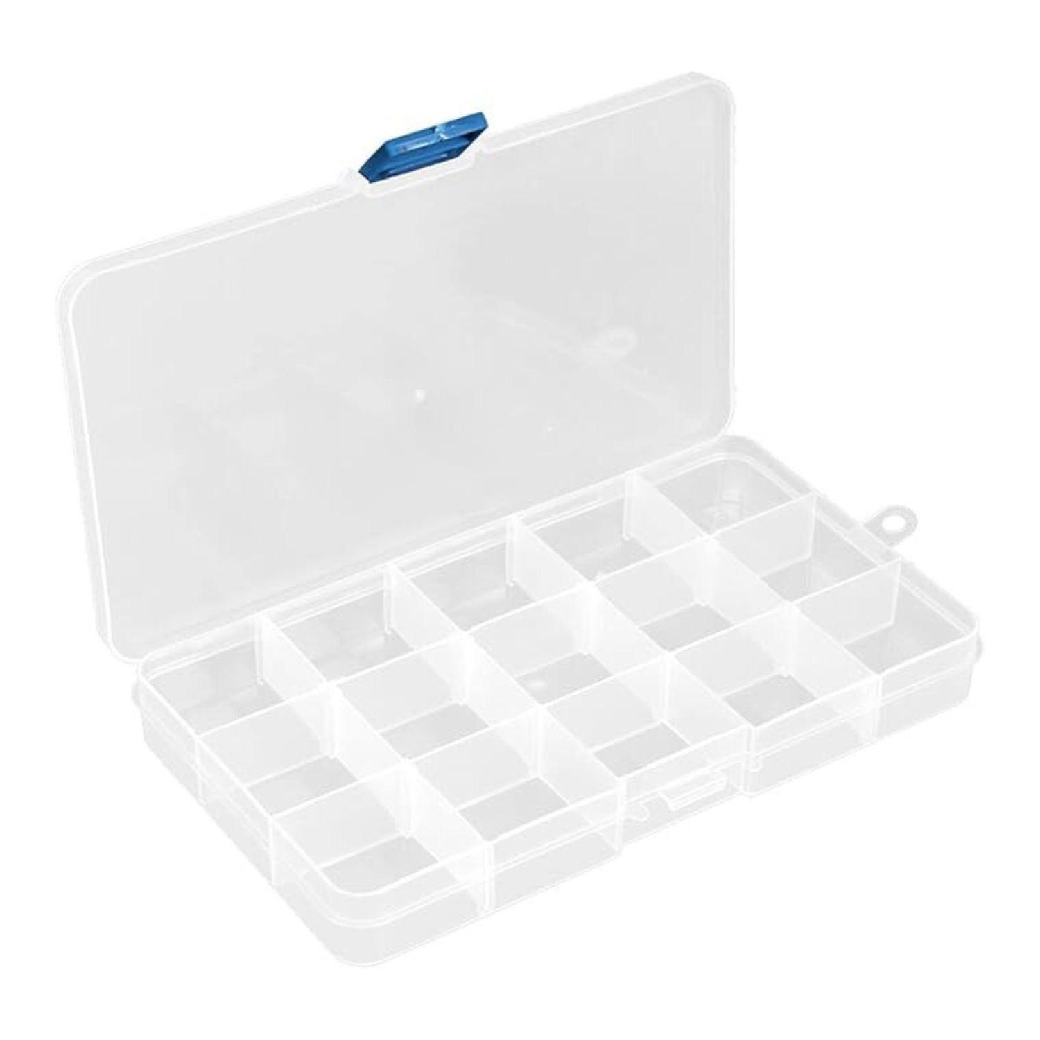 Caja Organizadora Plastico 15 Compartimientos Tranparente image number 1.0