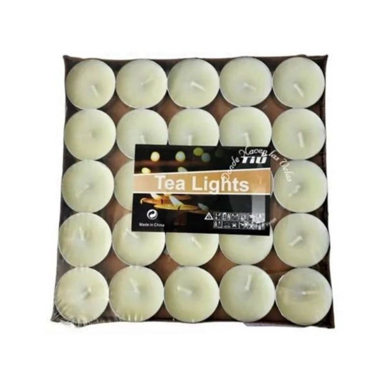 Set 50 Velas Flotantes Decorativas Blancas image number 0.0