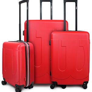 Set 3 Maletas West Coast Roja S+m+l Wilson