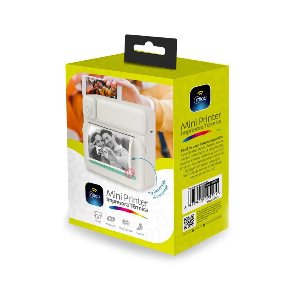 Impresora T&eacute;rmica Mini Printer Port&aacute;til Bluetooth - Ps image number 5.0