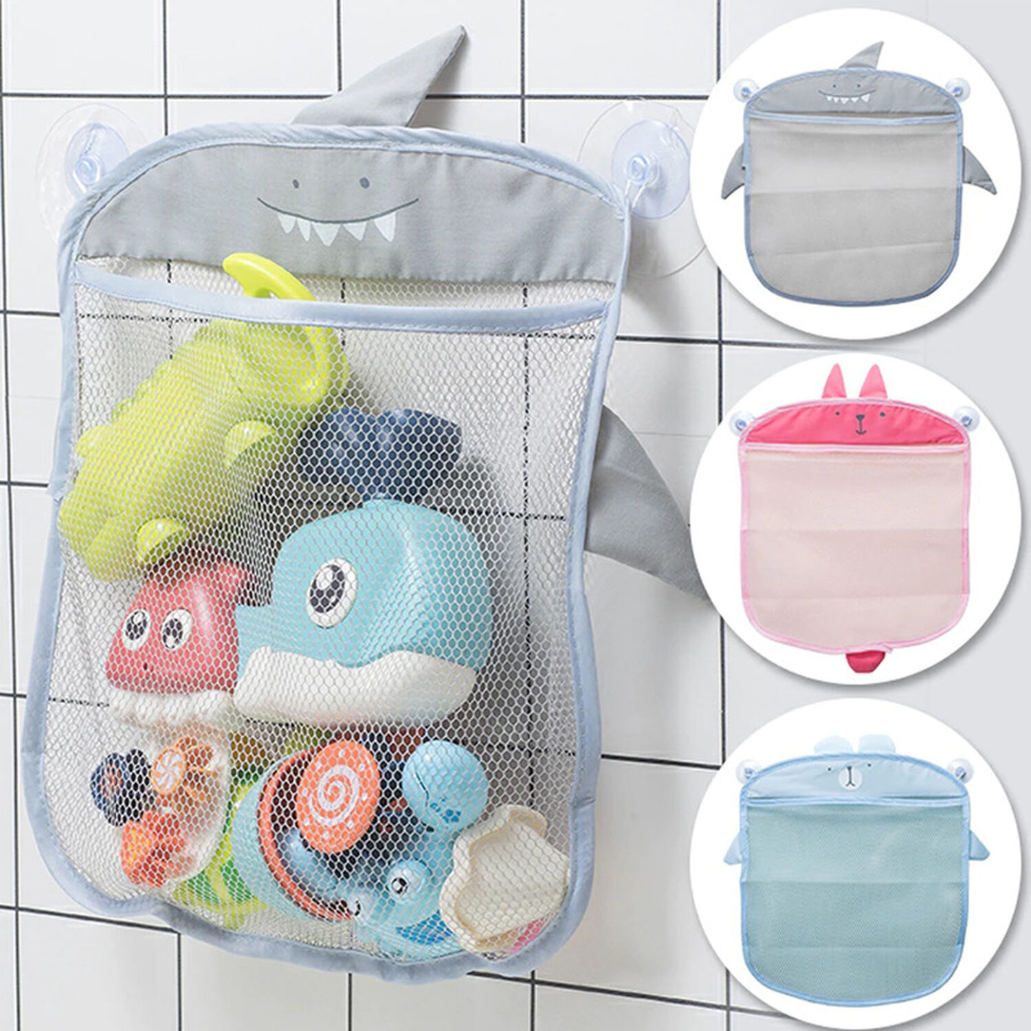 Bolsa Malla Almacenadora De Juguetes Para Ba&ntilde;o Tina Ni&ntilde;os image number 3.0