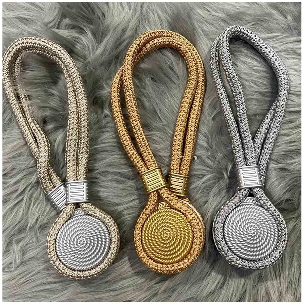 Pack De 02 Sujetadores - Abrazaderas Magneticas Para Cortinas Md21 image number 1.0