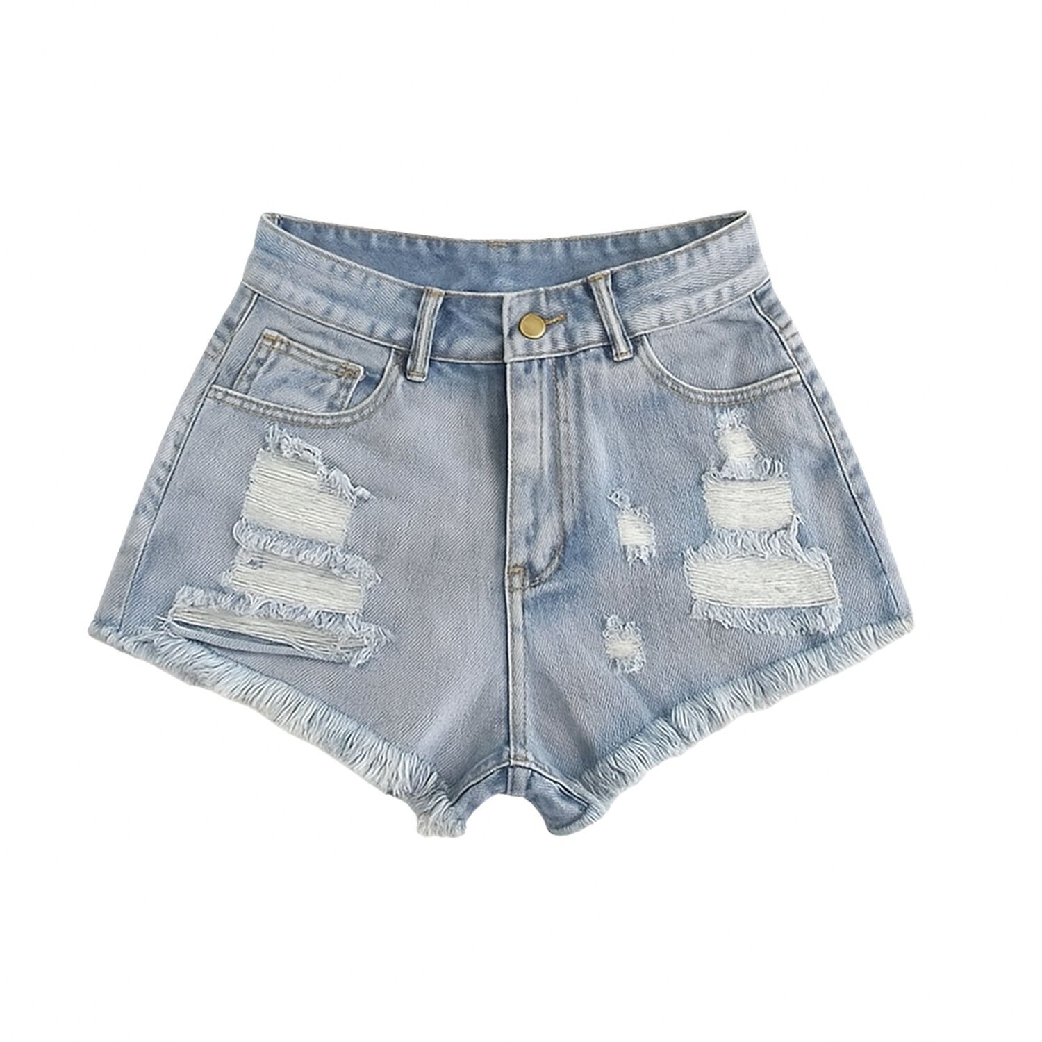 Short Jeans Mujer Mezclilla Denim Tiro Alto Excelente Horma image number 0.0