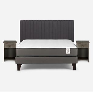 Cama Europea Rosen New Style 2 Plus / 2 Plazas / Base Normal + Set De Maderas