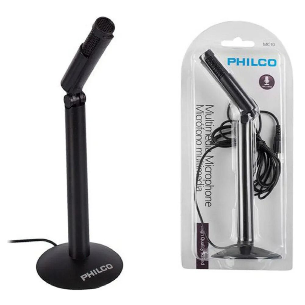 Microfono Multimedia Jack 3.5 Pc Negro Mic-10 image number 4.0