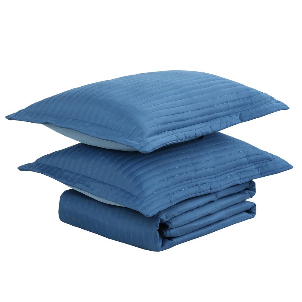 Quilt Andes Bicolor Azul image number 2.0