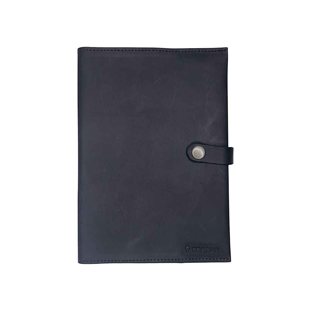 Cuaderno De Cuero Grande Negro image number 2.0