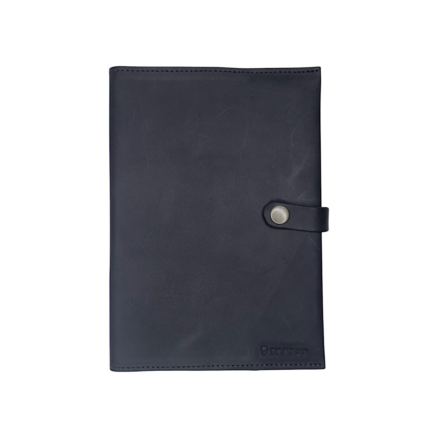 Cuaderno De Cuero Grande Negro image number 2.0
