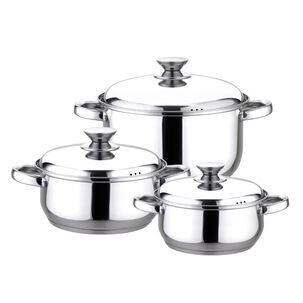 Bater&iacute;a De Cocina De Acero Inoxidable 6 Piezas Pavia