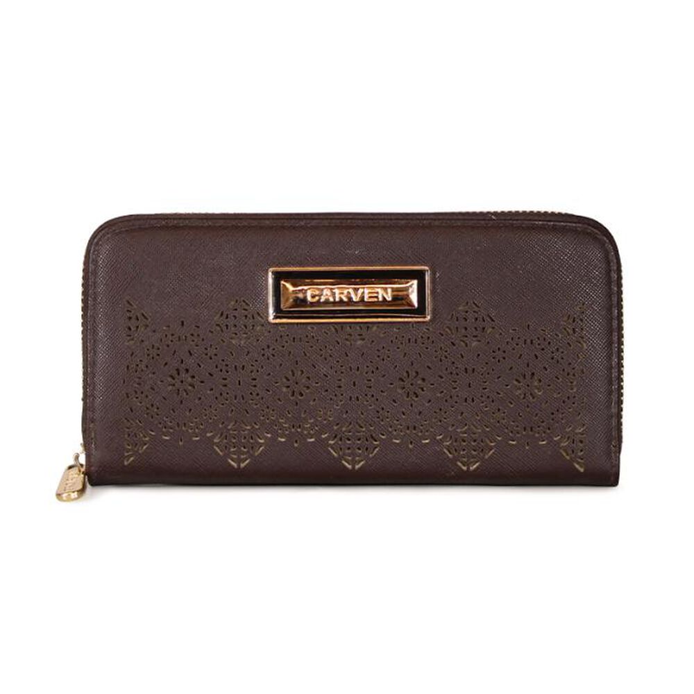 Billetera De Mujer Melissa Café Carven image number 0.0