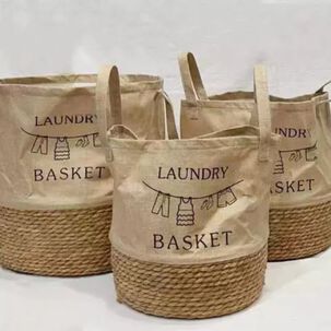 Set De 3 Canastos Decorativos