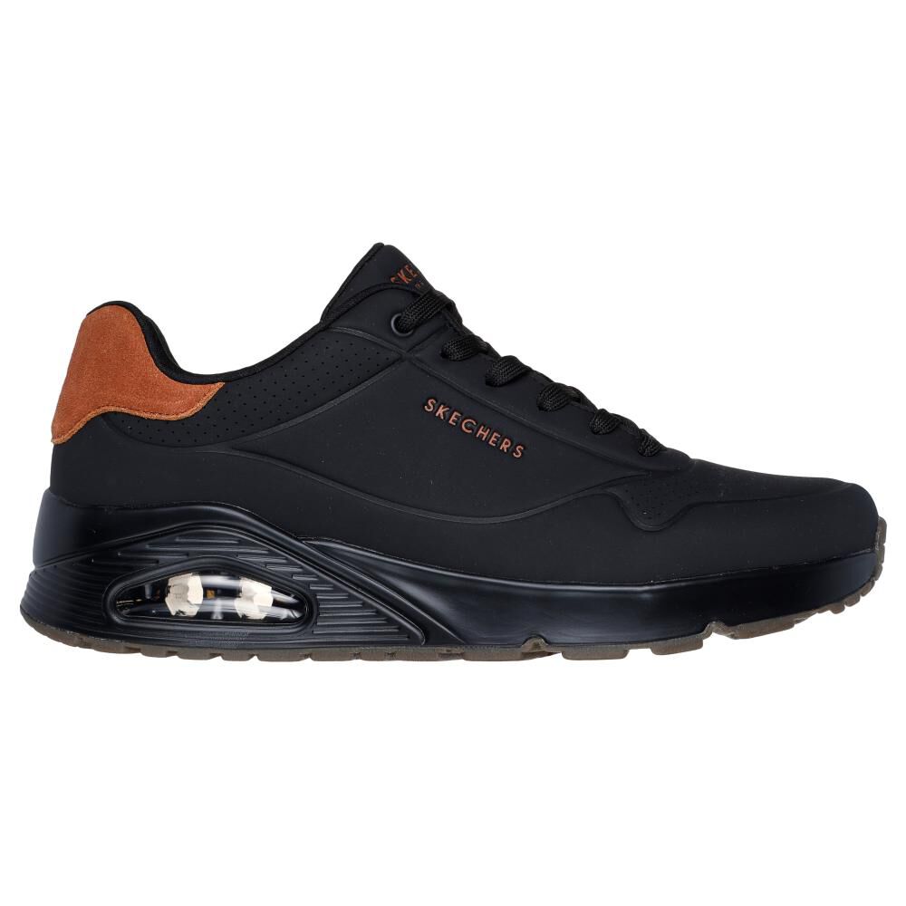 Zapatilla Urbana Hombre Skechers Uno - Suited On Air Negro image number 1.0