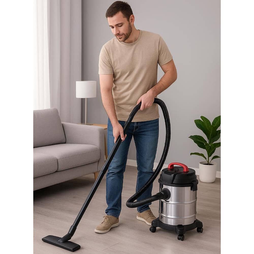 Aspiradora Industrial Profesional 18l 1500w Acero Inoxidabl image number 1.0