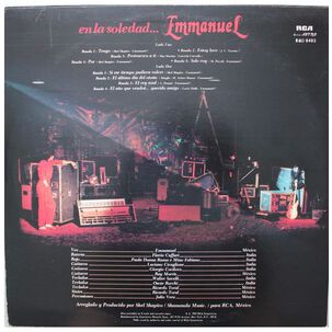 Emmanuel - En La Soledad | Vinilo Usado