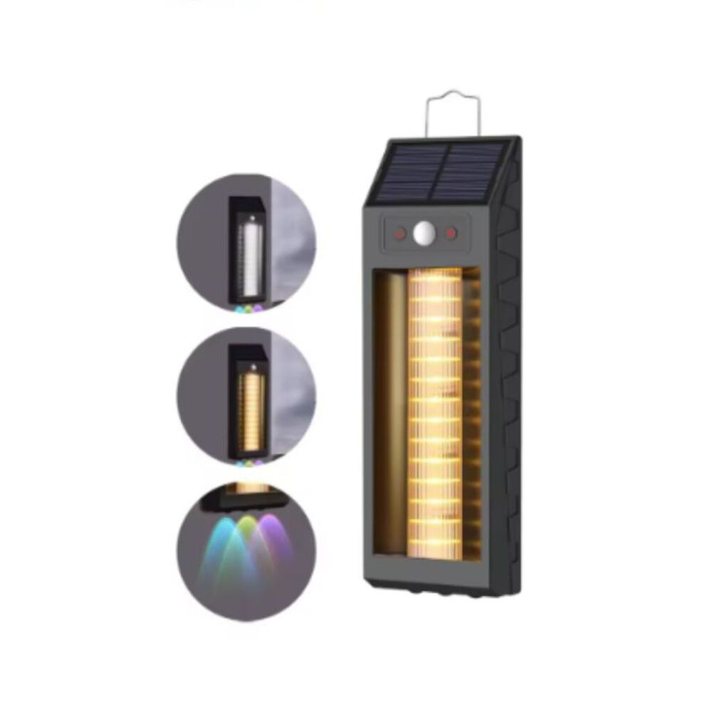 Lampara De Pared Solar Led Para Colgar En Exteriores image number 2.0