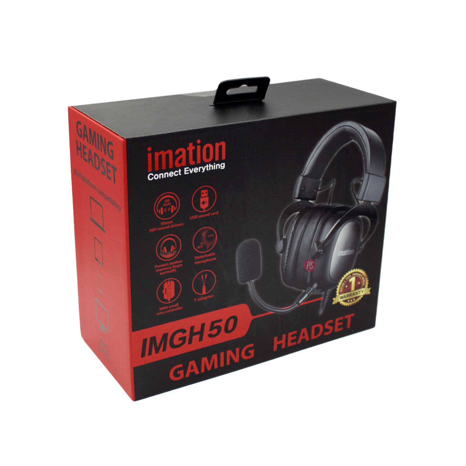Aud&iacute;fonos Gamer Sonido Envolvente 7.1 Imation Imgh50 - Ps image number 3.0