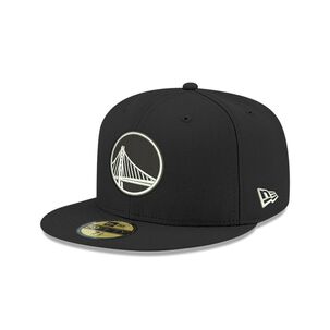 Gorra 59fifty Golden State Warrior Nba Clásicos Negro