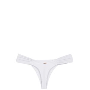 Colaless Lateral Drapeado Blanco 2rios