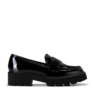 Mocasín Charol Plataforma Negro Casual Mujer Weide Qiu288