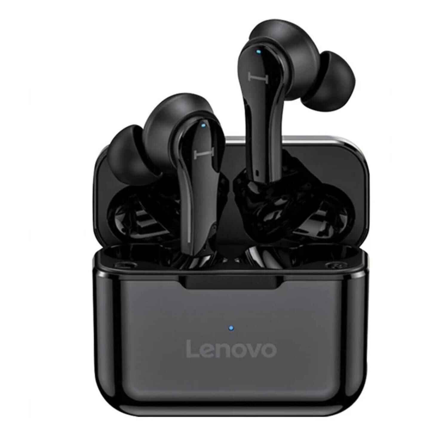 Audifonos Bluetooth Tws In Ear Recargables Negro Qt82 Lenovo