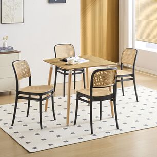 Juego De Comedor Vekkahome Praga / 4 Sillas