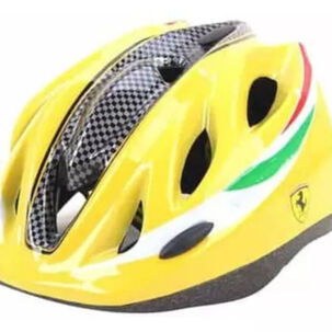Casco Bicicleta Ferrari Amarillo Casco Bicicleta Ferrari Amarillo