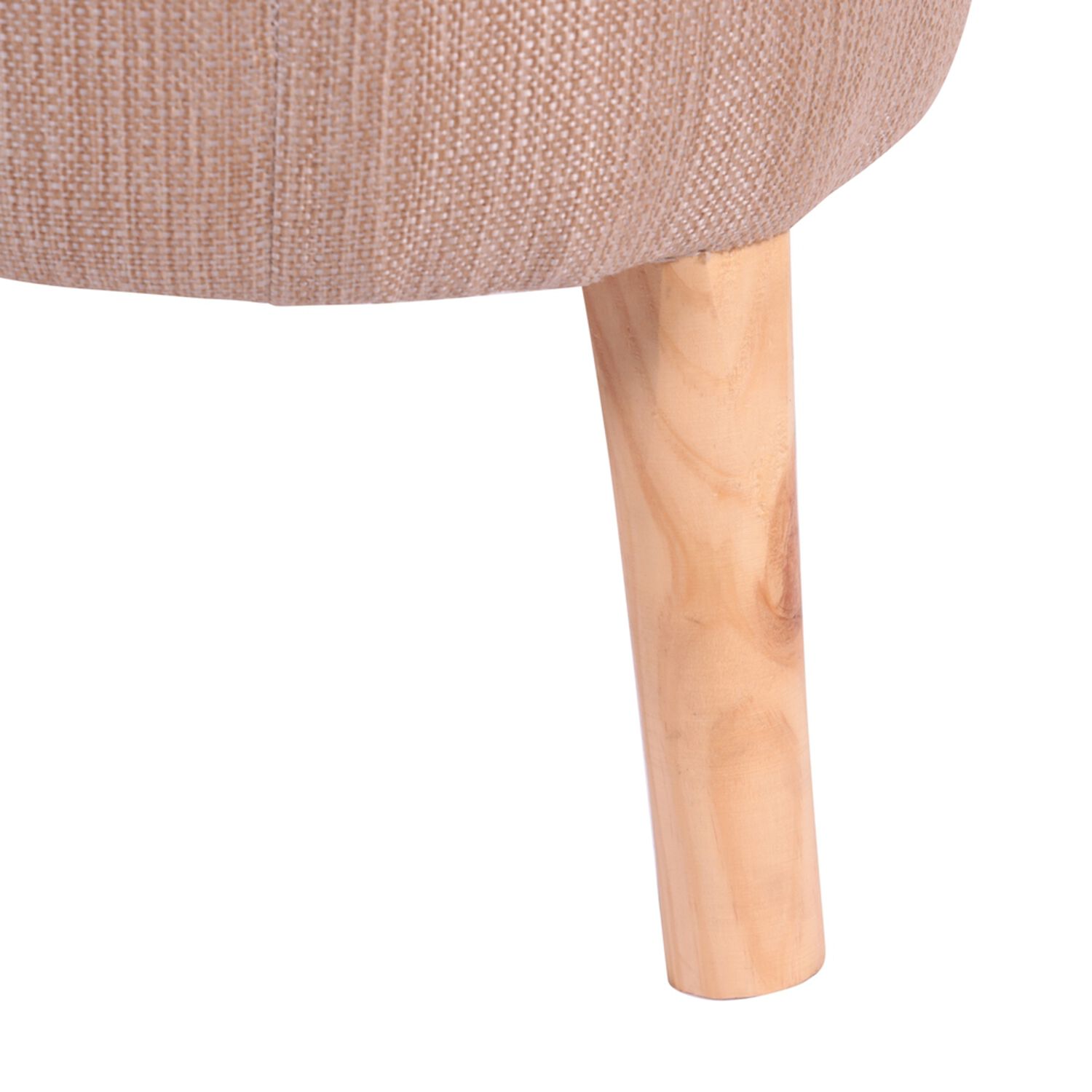 Pouf Bird Beige Omega 35x35x45 Cm M&aacute;xima Design image number 2.0
