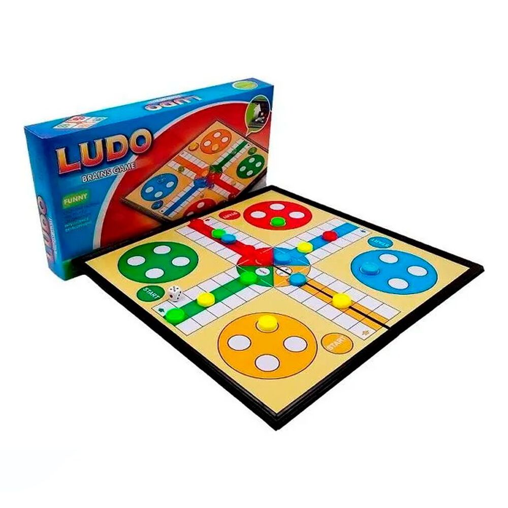 Juego De Mesa 4 Jugadores Ludo Magnético Tablero Plegable image number 0.0