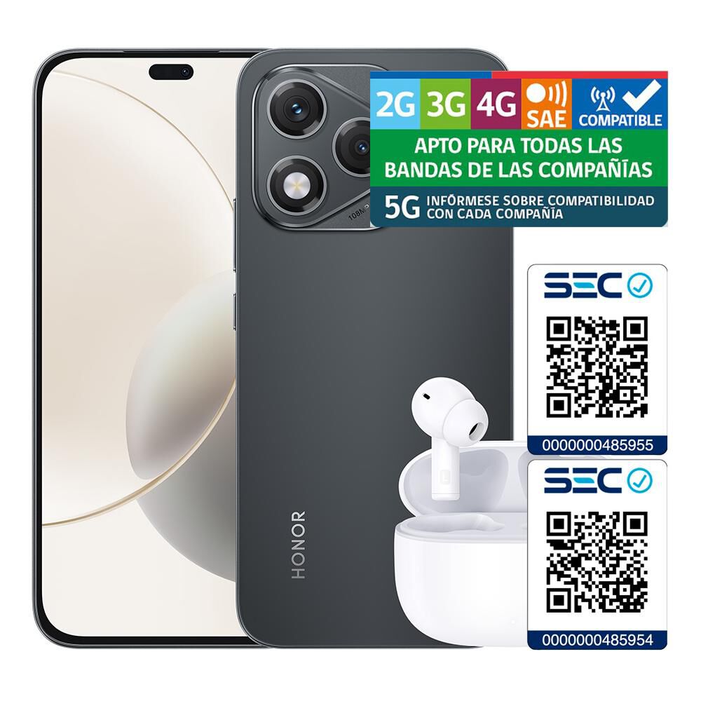 Smartphone Honor 400 Lite / 5G / 256 GB / Black / Liberado +