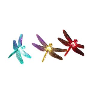 Guirnalda Luces Solares De Libelula 30 Luces Led