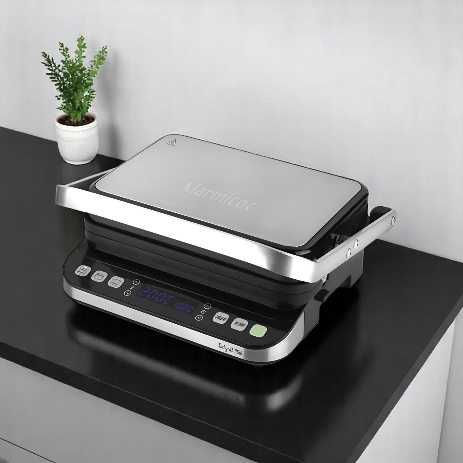 Panini Grill Profesional Marmicoc 4610 Inox Display Digital image number 2.0