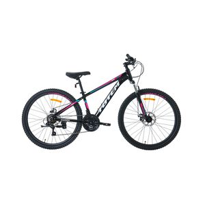 Bicicleta Totem Mtb Aro 26 Modelo Y650 Negro Rosa