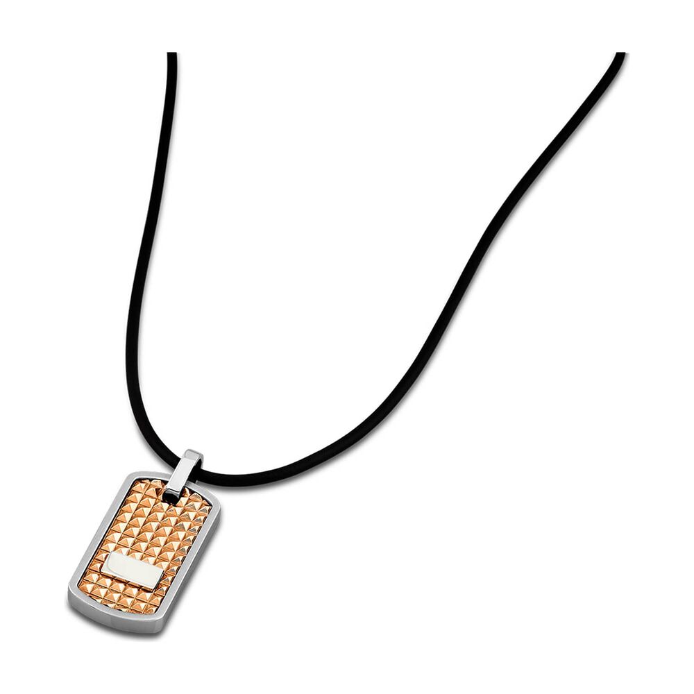 Collar Ls1514-1/3 Lotus Style Hombre Men In Black image number 0.0