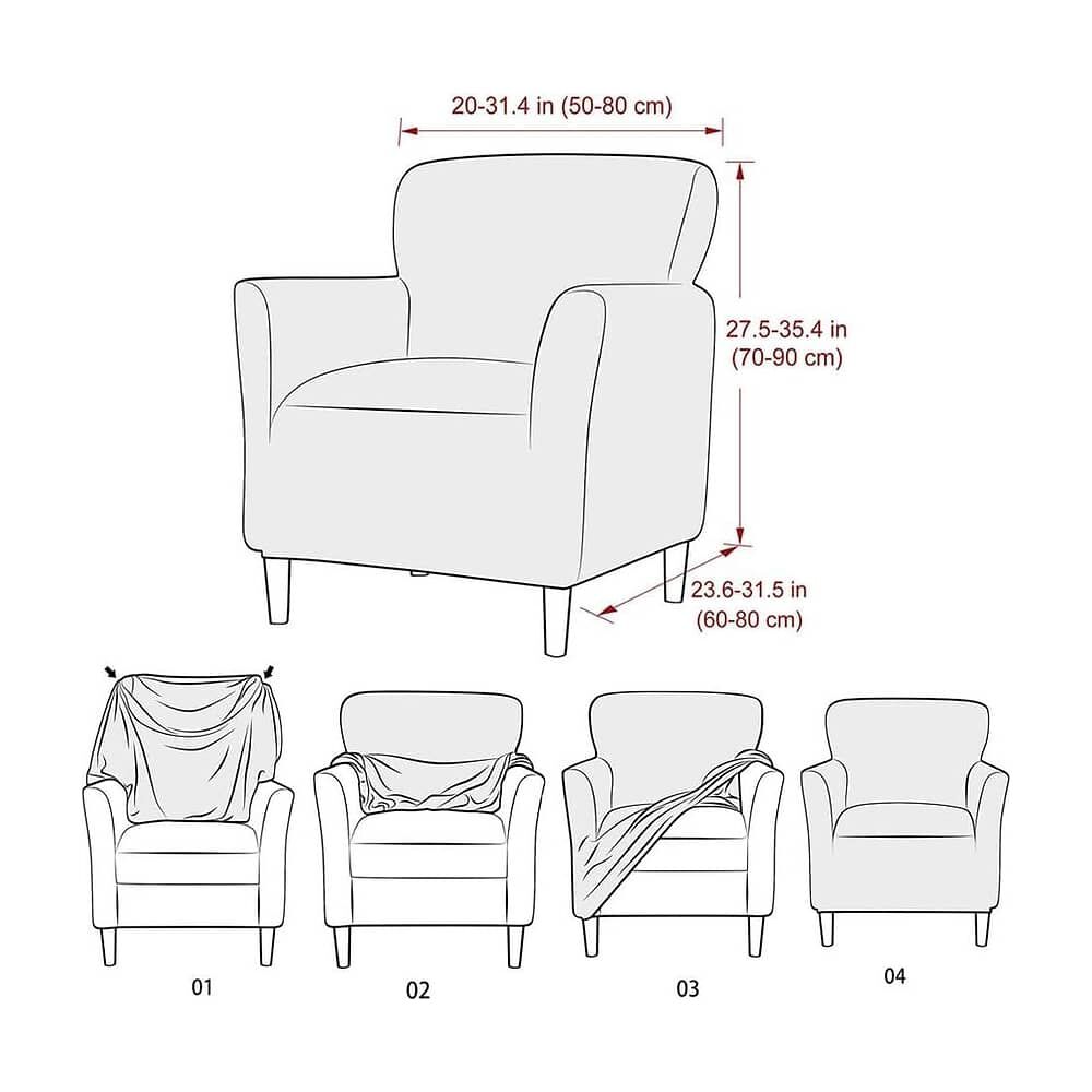 Fundas De Sof&aacute; 1 Cuerpo, - Estampado Diamantes image number 2.0